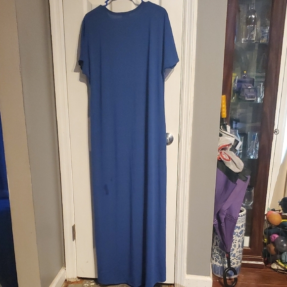LuLaRoe Elegant Royal Blue Maxi Dress - Picture 3 of 3
